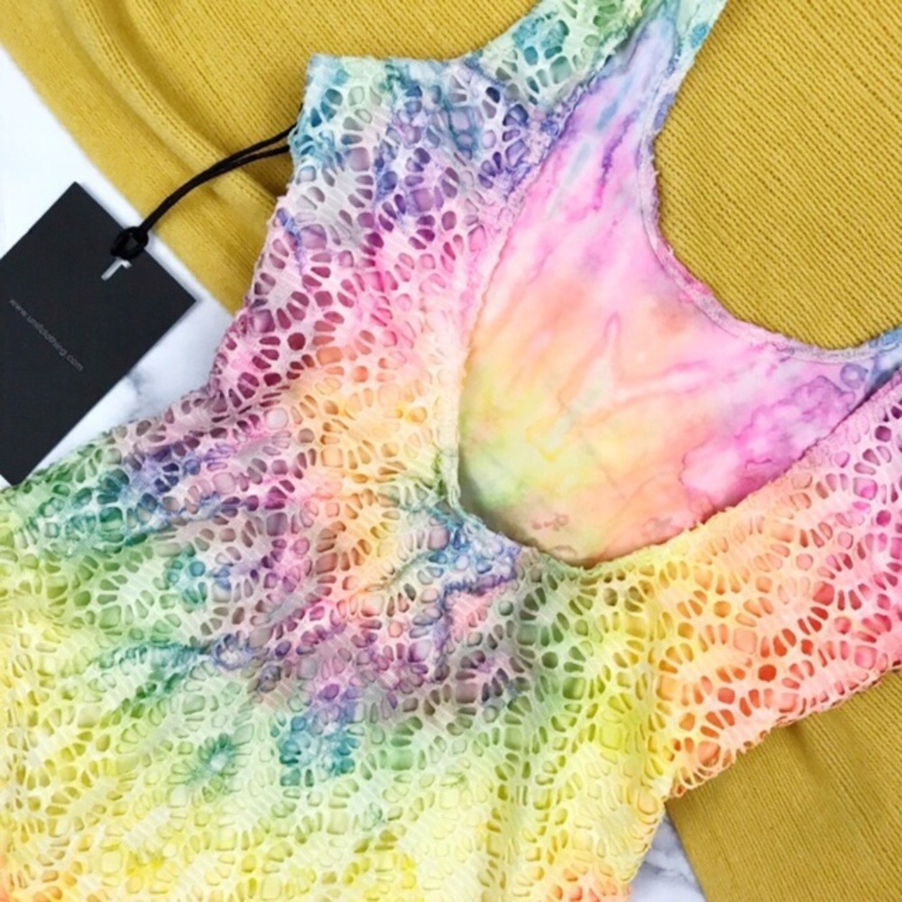 UNIF tie dye crochet bathing suit - Picture 3 of 5